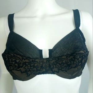 Elegant Black Lace Bra